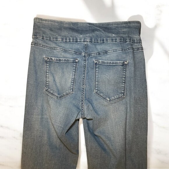 Missy Women's Gloria Vanderbilt Amanda Pull On Jeans Size 8 Tall - Picture 3 of 6